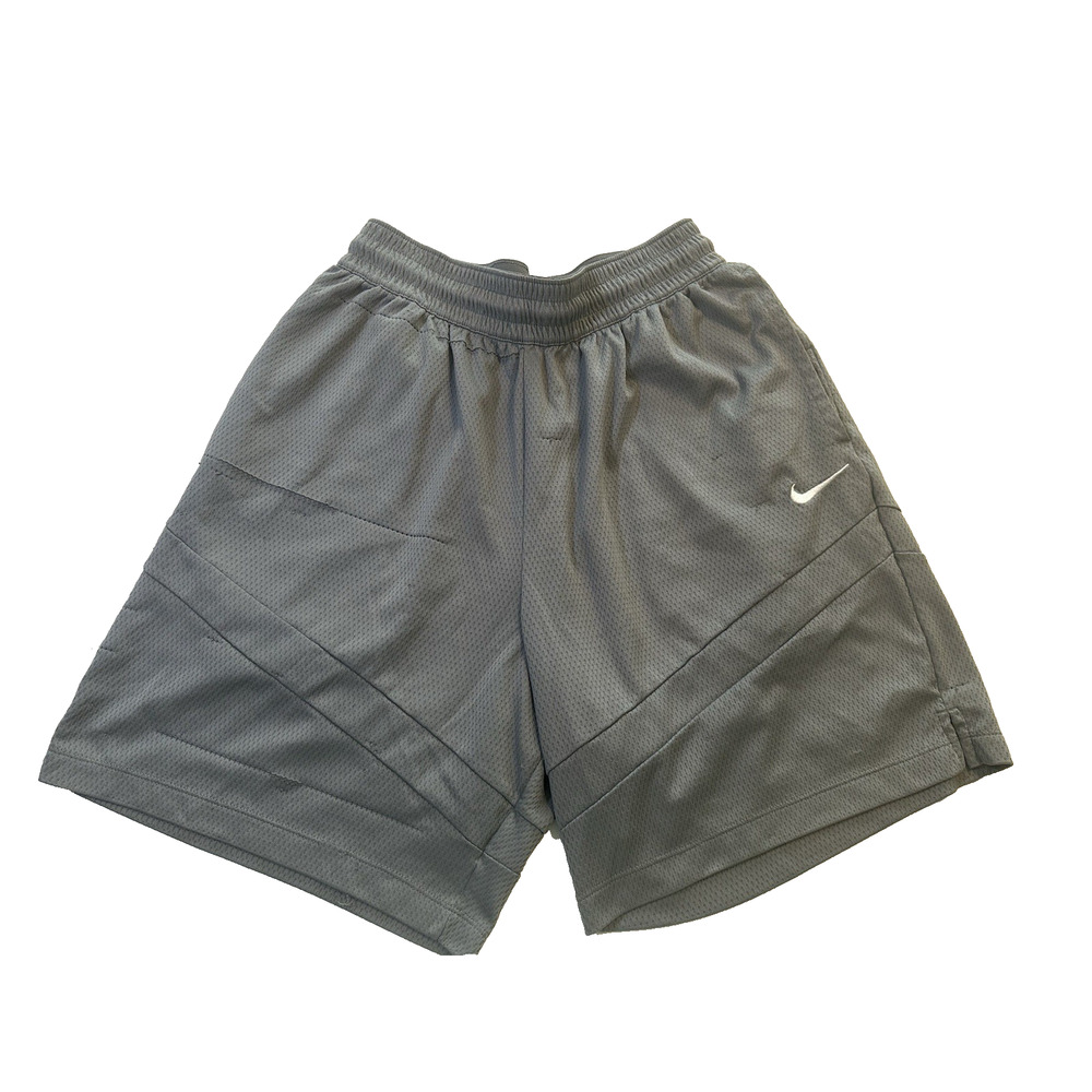 Nike Icon Dri Fit Shorts Gray Medium Basketball drawstring Sports outdoor